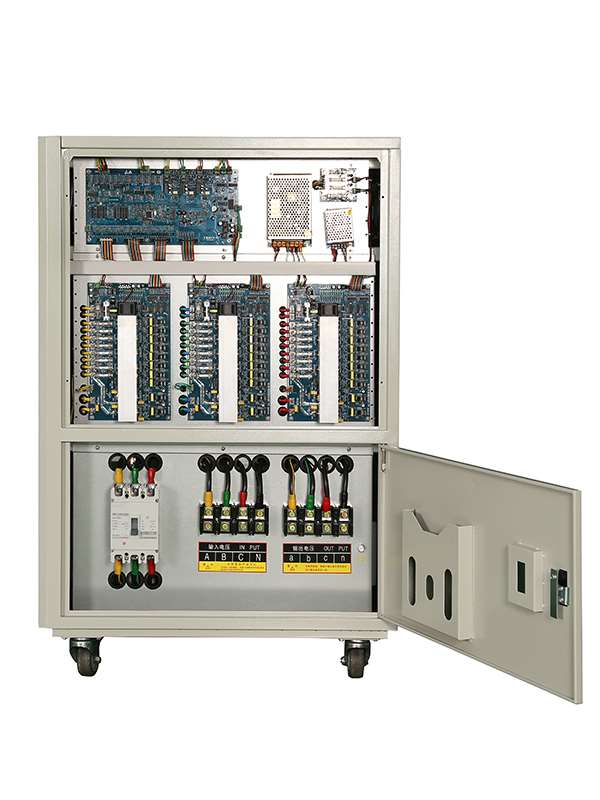 Three-phase intelligent non-contact numerical control voltage stabilizer